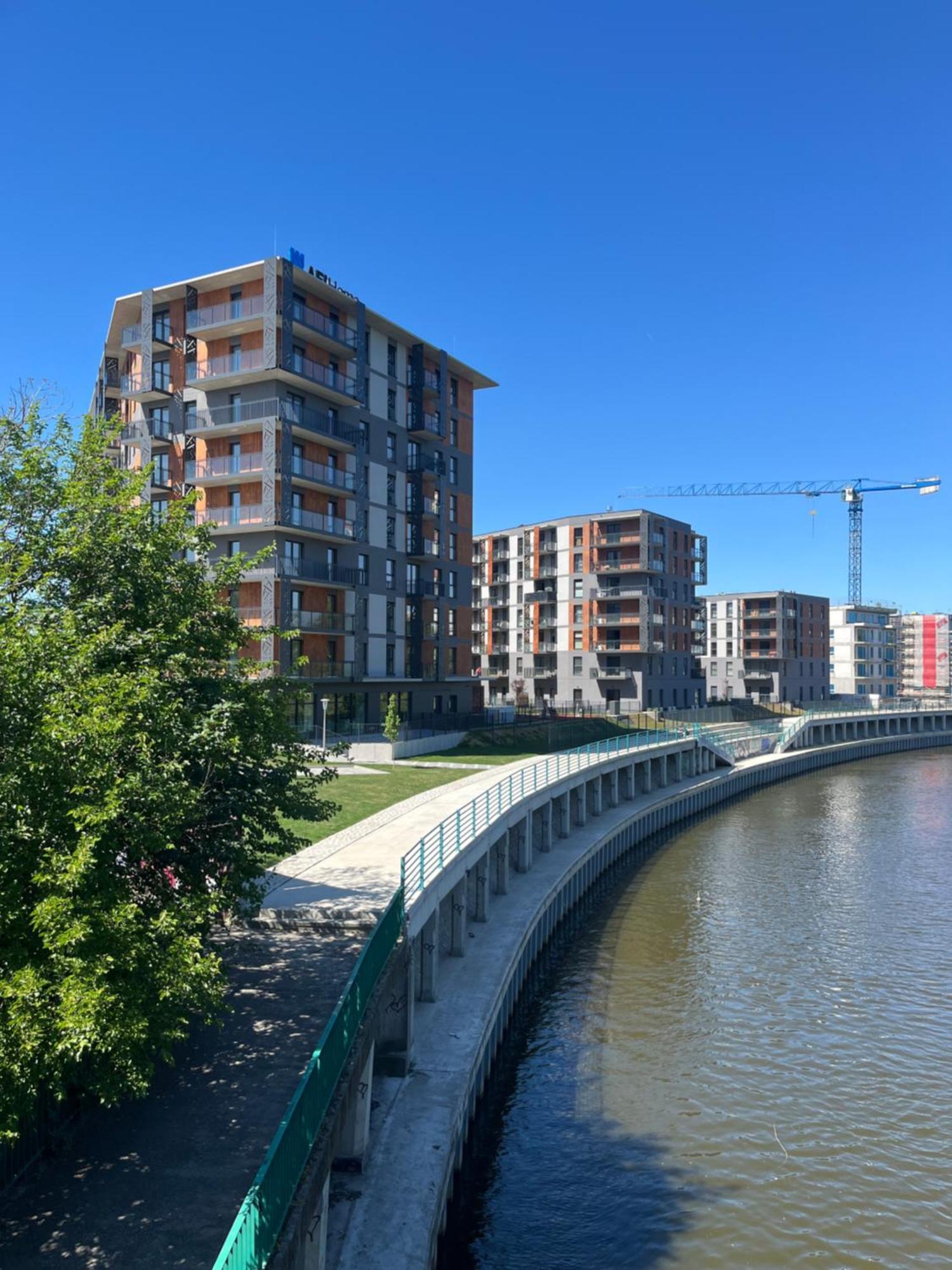 Jesionowe Apartamenty Nad Odra, Stare Miasto, Sauna W Jednym, Klimatyzacja , Garaz Podziemny 0 Zl, Odra River , Old Town, New Building, Air Conditioning, Sauna-One, Underground Garage Free Вроцлав Екстер'єр фото