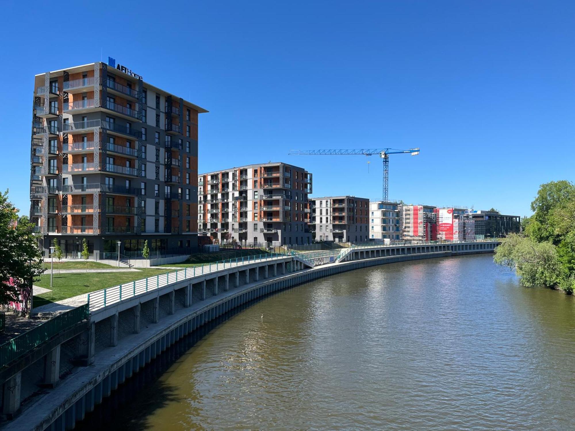 Jesionowe Apartamenty Nad Odra, Stare Miasto, Sauna W Jednym, Klimatyzacja , Garaz Podziemny 0 Zl, Odra River , Old Town, New Building, Air Conditioning, Sauna-One, Underground Garage Free Вроцлав Екстер'єр фото